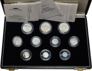 FRANCE - FRANCE
Ve République (1958 à nos jours). Coffrets de 10 piéforts en argent 1991, Pessac.
GEMP.292.CPA23 ; Argent
Seules 50 séries complètes c...