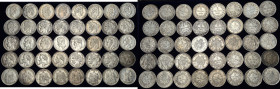 FRANCE - FRANCE
Lot. Lot de 40 écus de 5 francs 1830 à 1876.
Argent - 37 mm
La majorité des exemplaires sont nettoyés. TB à TTB.
Louis-Philippe Ier : ...