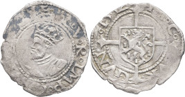 FRANCE / FÉODALES - FRANCE / FEUDAL
Bourgogne (duché de), Charles Quint (1506-1555). Blanc 1552, Dole.
CMR.2.1.2a - PA.5278 - VH.242 ; Argent - 0,70 g...