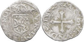 FRANCE / FÉODALES - FRANCE / FEUDAL
Bourgogne (duché de), Charles Quint (1506-1555). Liard 1552, Dole.
CMR.2.1.3 - PA.5279-81 - VH.243 ; Billon - 0,72...