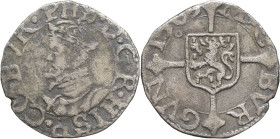 FRANCE / FÉODALES - FRANCE / FEUDAL
Bourgogne (duché de), Philippe II (1556-1598). Blanc, 1ère émission 1563, Dole.
CMR.3.1.3 - PA.5287 - VH.282 ; Bil...