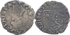 FRANCE / FÉODALES - FRANCE / FEUDAL
Bourgogne (duché de), Philippe II (1556-1598). Carolus, 4e émission 1599, Dole.
CMR.3.4.1 - PA.5308 - VH.354 ; Bil...