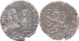 FRANCE / FÉODALES - FRANCE / FEUDAL
Bourgogne (duché de), Albert et Isabelle (1598-1621). Carolus, 2e émission 1617, Dole.
CMR.4.2.1 - PA.5317 - VH.63...