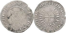 FRANCE / FÉODALES - FRANCE / FEUDAL
Lorraine (duché de), Charles II (1390-1431). Gros ND (1390-1420), Sierck-les-Bains.
Flon 426 ; Argent - 2,32 g - 2...