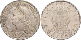 GRANDE-BRETAGNE - UNITED KINGDOM
Oliver Cromwell (1653-1658). Couronne (crown) 1658/7, Londres.
S.3226 - Bull.240 - Esc.10 ; Argent - 29,93 g - 39,5 m...