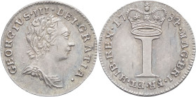 GRANDE-BRETAGNE - UNITED KINGDOM
Georges III (1760-1820). Penny, Maundy money 1784, Londres.
S.3759 - KM.594 ; Argent - 0,49 g - 11,5 mm - 6 h
Superbe...