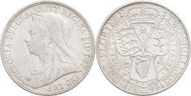 GRANDE-BRETAGNE - UNITED KINGDOM
Victoria (1837-1901). Two shillings - One florin 1899, Londres.
S.3939 - KM.781 ; Argent - 11,33 g - 28,5 mm - 12 h
T...