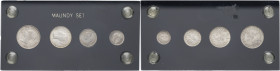 GRANDE-BRETAGNE - UNITED KINGDOM Victoria (1837-1901). Série de 1 à 4 pence, Maundy money 1866, Londres. S.3916 ; Argent - 12 h Dans un boîtier modern...