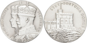 GRANDE-BRETAGNE - UNITED KINGDOM
Georges V (1910-1936). Médaille, jubilé d’argent, par P. Metcalfe ND (1935), Londres.
Eimer 2029a ; Argent - 85,44 g ...