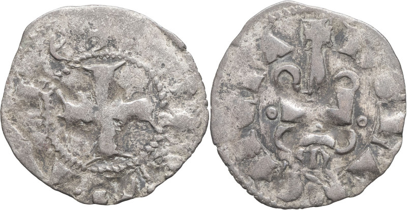 GRÈCE - GREECE
Achaïe, Jean de Gravina (1318-1333). Denier tournois ND, Clarenti...