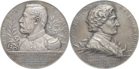 MONACO - MONACO
Albert Ier (1889-1922). Médaille, centenaire de Hector Berlioz, par E. Mouchon 1903, Paris (Janvier et Duval).
Niggl 342 ; Argent - 72...