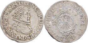 PAYS-BAS - NETHERLANDS
Provinces-Unies (République des, 1579-1795). 1/20 réal 1587, Dordrecht.
Purmer/van der Wiel Ho.29 ; Argent - 3,22 g - 25 mm - 4...