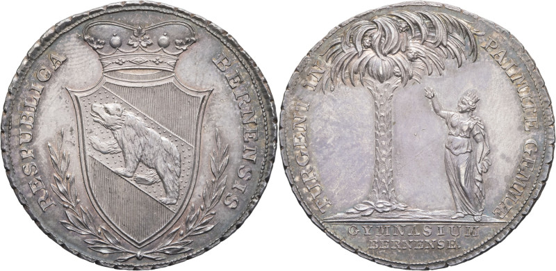 SUISSE - SWITZERLAND Berne (canton de). Médaille, prix du Gymnase de Berne, au p...