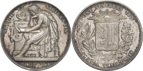 SUISSE - SWITZERLAND Genève (canton de). Médaille, prix de littérature ND. Argent - 27 g - 41 mm - 12 h Superbe. 

* Suite à la Directive (UE) 2022/...