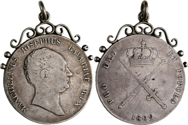 Bayern: Maximilian I. Joseph 1806-1825: Taler 1809 (Kronentaler), München, AKS 4...