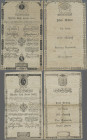 Austria: Wiener Stadt Banko-Zettel, 5 Gulden 1806 (P.A38, F/F-, tiny tears) and 10 Gulden 1806 (P.A39, F-, small missing parts). (2 pcs.)
 [differenz...