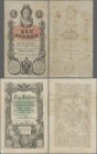 Austria: Die privilegierte Österreichische Nationalbank, 1 Gulden 1.1.1858 (stains), K.K. Staatszentral-Casse, Staatsnote, 1 Gulden 7.7.1866 (small pe...