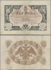 Austria: K.K. Staatszentral-Casse, Staatsnote, 5 Gulden 7.7.1866, P. A 151 b, good VF
 [differenzbesteuert]