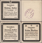 Austria: Altenburg bei Perg, Gemeinde, 10,20,50 Heller ”Totenscheine” 1920, K/K 526 III a, I
 [differenzbesteuert]