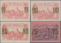 Austria: Hadersfeld, 10,20,50 Heller 1.6.1920, Holzscheine, Innsbruck, Ladinerverein, 10,20,40 Heller 1920, Pucking, Gemeinde, 15,25,60,75,80,90,99 He...