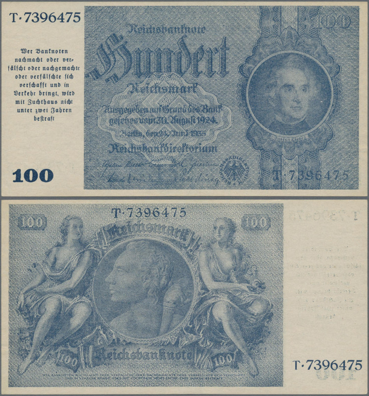 Deutschland - Deutsches Reich bis 1945: 100 Reichsmark 24.6.1935 (1945), Grab. D...
