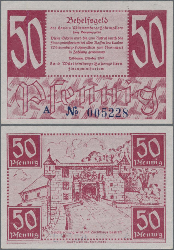 Deutschland - Alliierte Militärbehörde + Ausgaben 1945-1948: Württemberg-Hohenzo...