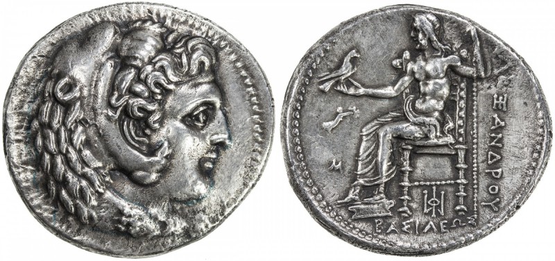 MACEDONIA: Alexander III, the Great, 336-323 BC, AR tetradrachm (16.58g), Babylo...