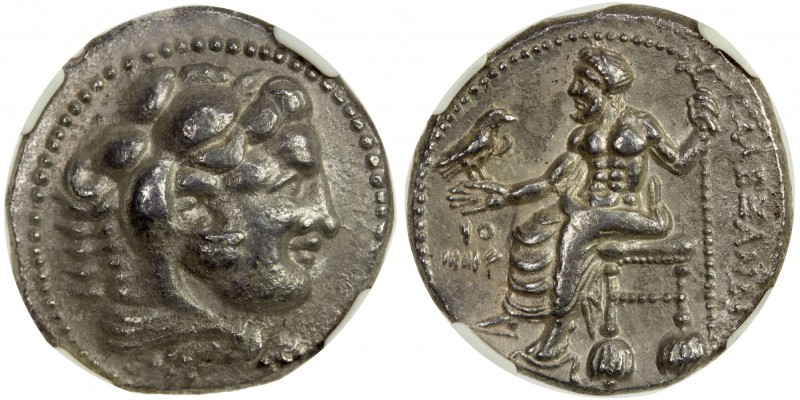 MACEDONIA: Alexander III, the Great, 336-323 BC, AR tetradrachm, early posthumou...