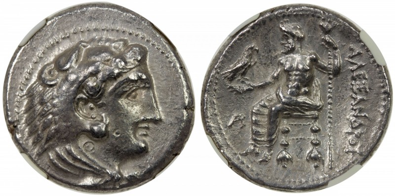 MACEDONIA: Alexander III, the Great, 336-323 BC, AR tetradrachm, early Ptolemati...