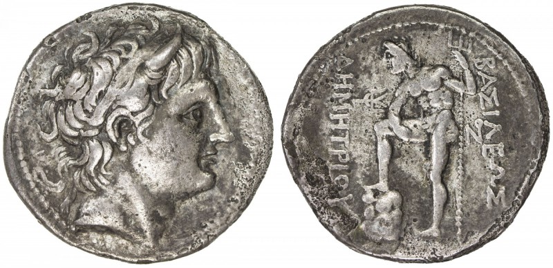 MACEDONIA: Demetrios I Poliorketes, 294-288 BC, AR tetradrachm (16.29g), S-6764,...