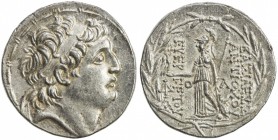 SELEUKID KINGDOM: Antiochos VII Euergetes, 138-129 BC, AR tetradrachm (16.70g), ND, S-7092, king's head right, diademed, fillet border // Athena stand...