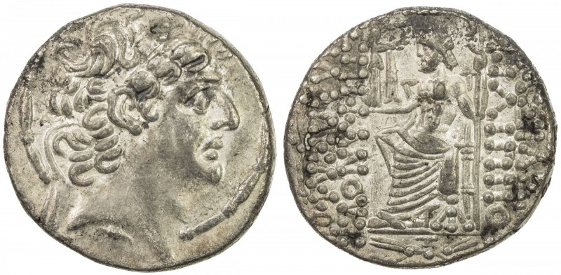 SELEUKID KINGDOM: Phillip Philadelphos, 93-83 BC, AR tetradrachm (15.50g), ND, S...