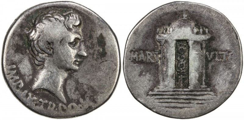 ROMAN EMPIRE: Augustus, 27 BC-14 AD, AR cistophorus (11.09g), Pergamum, ca. 19-1...