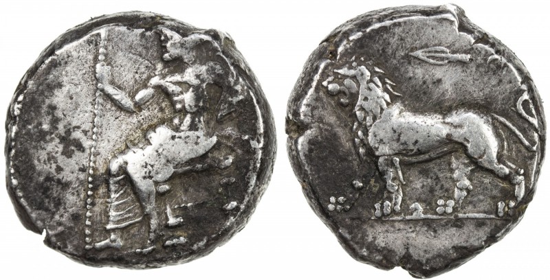 BABYLONIA: Anonymous, ca. 328-311 BC, AR tetradrachm (16.93g), S-6141, Baal seat...