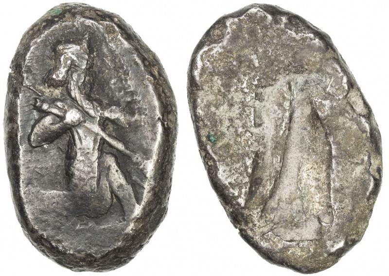 ACHAIMENIDIAN EMPIRE: Anonymous, ca. 420-375 BC, AR siglos (5.48g), BMC-plate XX...