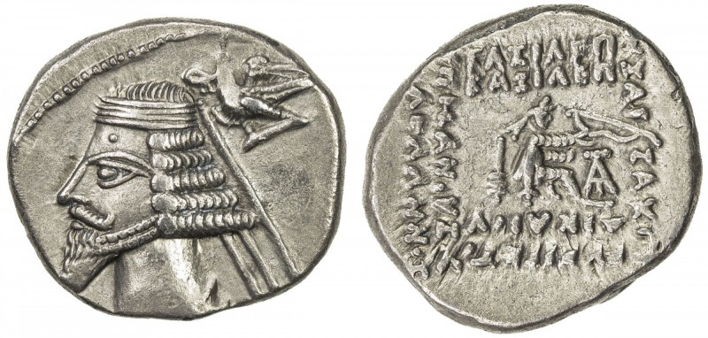 PARTHIAN KINGDOM: Phraates IV, c. 38-2 BC, AR drachm (3.74g), Ekbatana (Hamadan)...