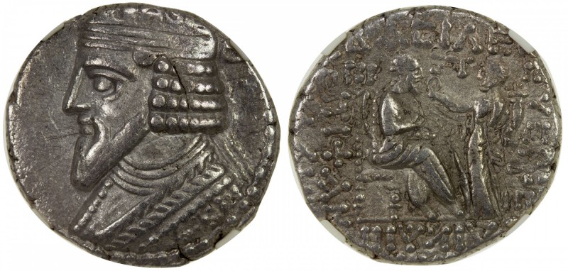 PARTHIAN KINGDOM: Gotarzes II, 44-51 AD, AR tetradrachm, Seleukeia, Seleukeia on...