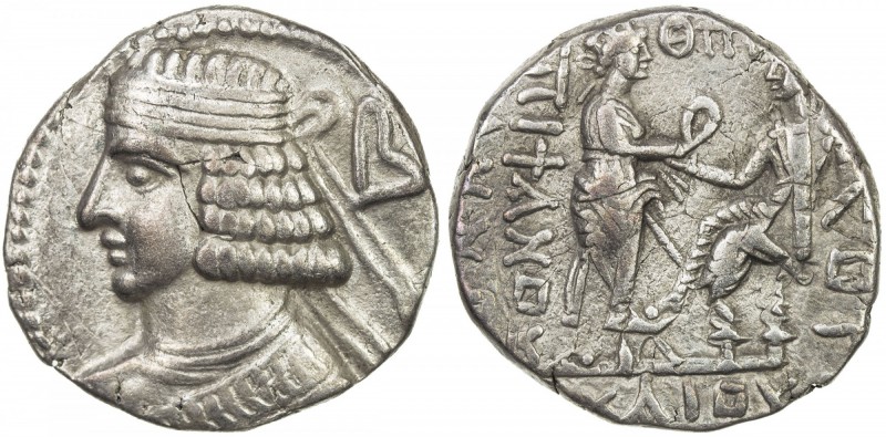 PARTHIAN KINGDOM: Pakoros II, AD 78-105, BI tetradrachm (14.40g), Seleukeia, SE3...