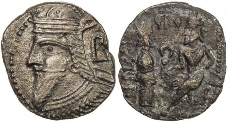 PARTHIAN KINGDOM: Vologases VI, AD 208-228, BI tetradrachm (12.88g), Seleukeia, ...