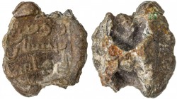 ABBASID: lead seal (4.84g), Sijistan, ND, in the name of Abi Hashim, unready top word, followed by the regional name sijistan and the individual's nam...