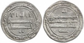 KHARIJITE: al-Rashid, ca. 796-803, AR dirham (2.45g), NM, ND, A-430D, North African issue, related to the series of Khalaf b. al-Muda' and afterwards,...