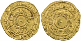 FATIMID: al-Mu'izz, 953-975, AV ¼ dinar (1.05g), Siqilliya, AH362, A-698, Nicol-313, superb example, almost perfectly centered and without any weaknes...