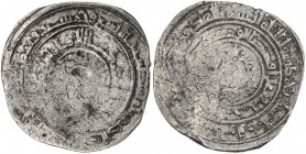 FATIMID: al-Mu'izz, 953-975, AR broad dirham (3.41g), Filastin, AH359, A-W699, Nicol-340, first year for Fatimid coinage of Filastin, about 40% flat, ...