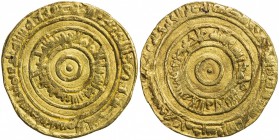 FATIMID: al-'Aziz, 975-996, AV dinar (4.13g), al-Mansuriya, AH383, A-703, Nicol-764, VF.

Estimate: USD 200-250