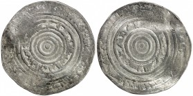 FATIMID: al-'Aziz, 975-996, AR broad dirham (3.35g), Filastin, AH367, A-W705, Nicol—, very soft strike, but clear mint & date, and an unpublished date...