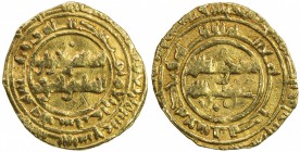 FATIMID: al-Zahir, 1021-1036, AV ¼ dinar (0.96g), Siqilliya, AH419, A-715, Nicol-1412, nice strike, choice VF, ex M.H. Mirza Collection. 

Estimate:...