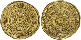 FATIMID: al-Mustansir, 1036-1094, AV dinar (3.54g), Halab, AH446, A-719A, Nicol-1710, EF.

Estimate: USD 1200-1600