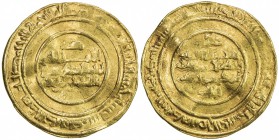 FATIMID: al-Mustansir, 1036-1094, AV dinar (3.83g), Dimashq, AH435, A-719.1, twice lightly creased, decent strike, F-VF, R. 

Estimate: USD 450-550
