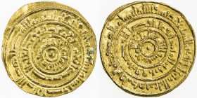 FATIMID: al-Mustansir, 1036-1094, AV dinar (2.88g), Sur, AH454, A-719A, Nicol-1933, EF.

Estimate: USD 260-350