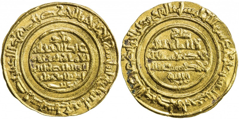 FATIMID: al-Mustansir, 1036-1094, AV dinar (3.37g), Sur, AH487, A-719.2, Nicol-1...